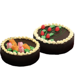 Torte „Ptichie Moloko“ mit Schokoglasur